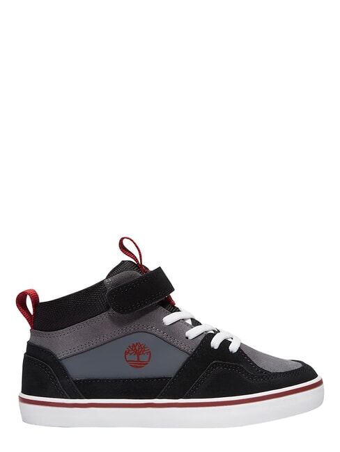 STONE JUMP MID Sneakers misto pelle dark grey suede - Scarpe Bambino