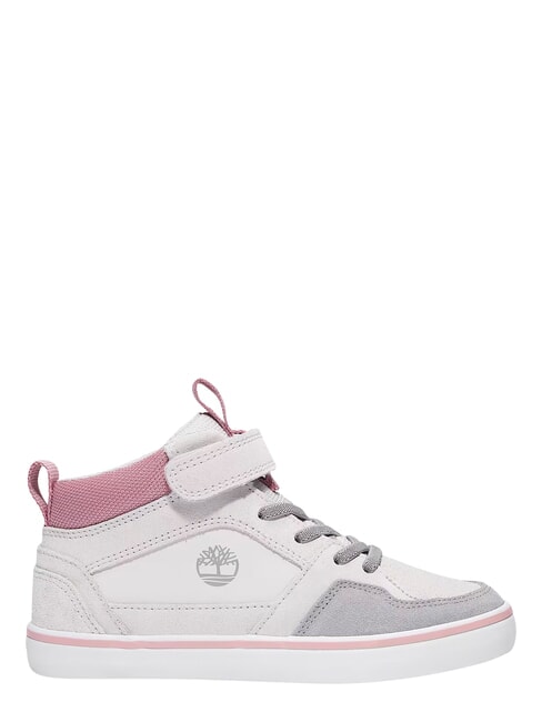 STONE JUMP MID Sneakers misto pelle light grey suede - Scarpe Bambino