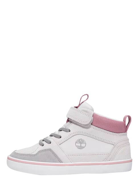 STONE JUMP MID Sneakers misto pelle light grey suede - Scarpe Bambino