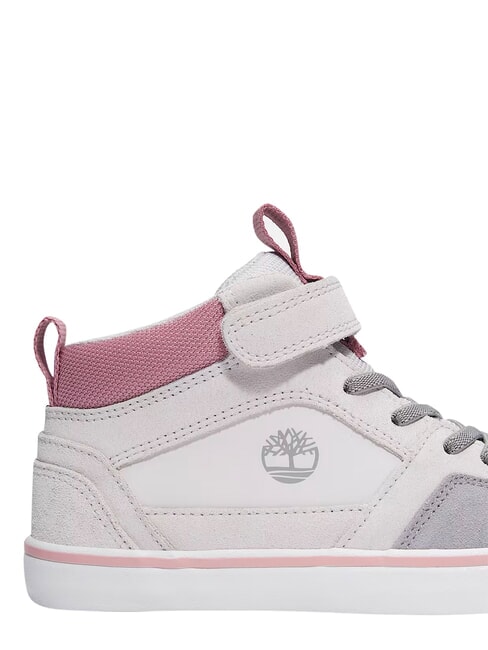 STONE JUMP MID Sneakers misto pelle light grey suede - Scarpe Bambino