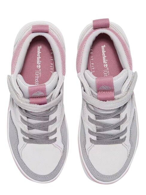 STONE JUMP MID Sneakers misto pelle light grey suede - Scarpe Bambino