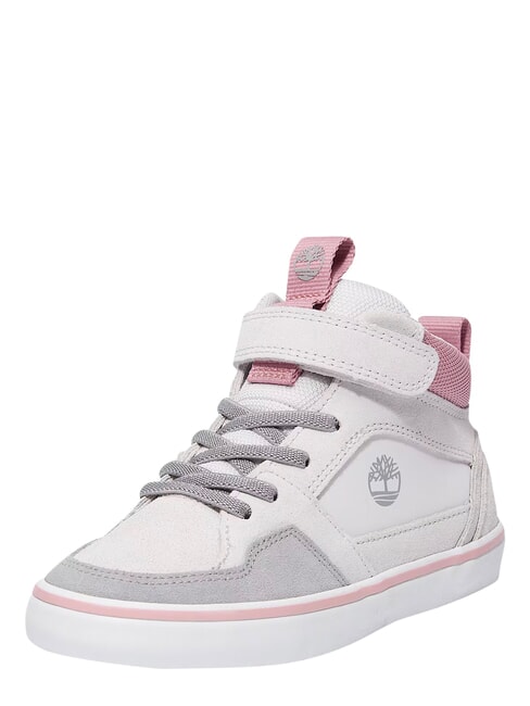 STONE JUMP MID Sneakers misto pelle light grey suede - Scarpe Bambino