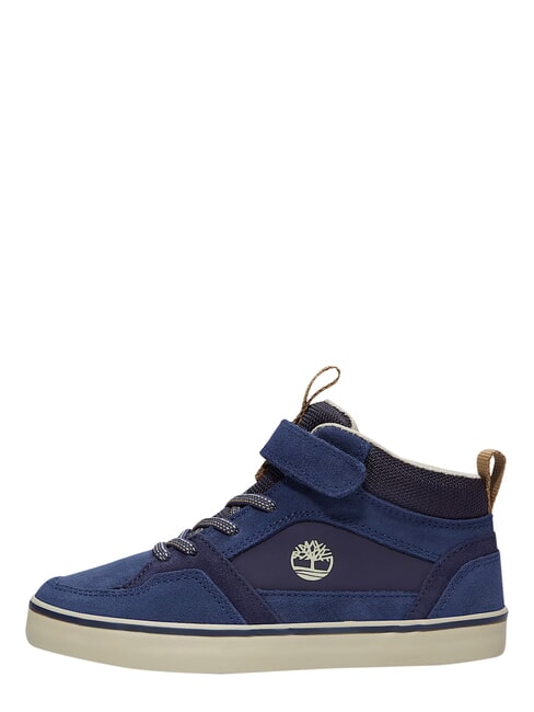 STONE JUMP MID Sneakers misto pelle dark blue - Scarpe Bambino