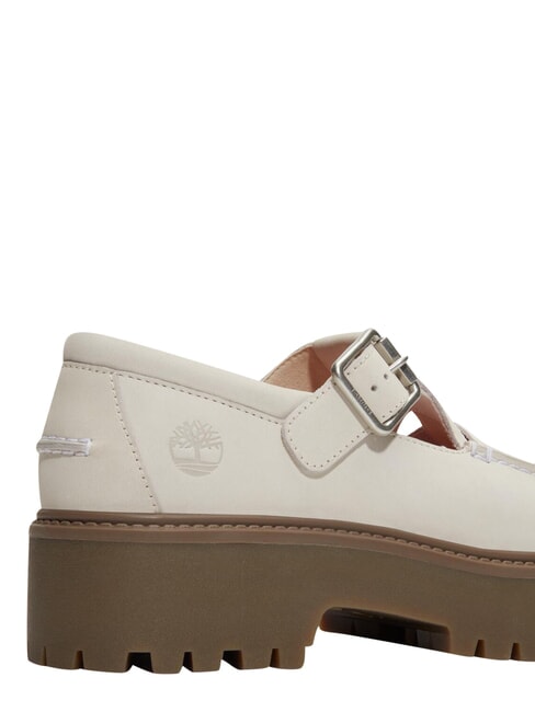 STONE STREET BUCKLE Scarpa platform in pelle natural nubuck - Scarpe Donna