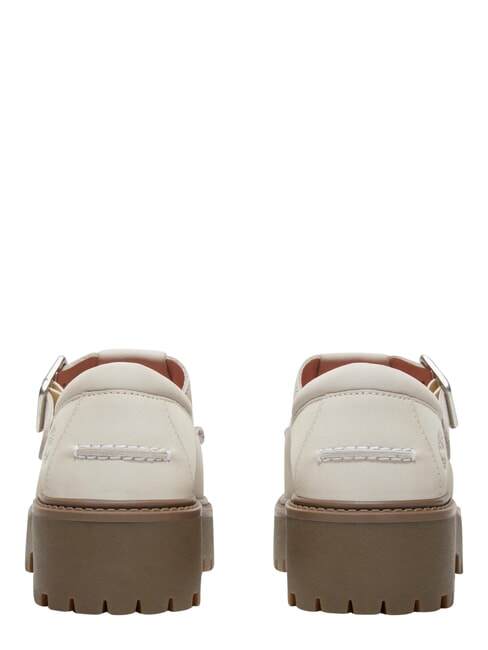 STONE STREET BUCKLE Scarpa platform in pelle natural nubuck - Scarpe Donna