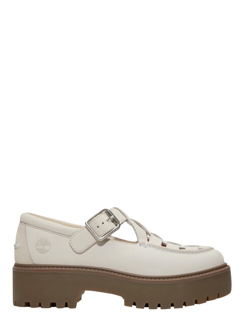 STONE STREET BUCKLE Scarpa platform in pelle natural nubuck - Scarpe Donna