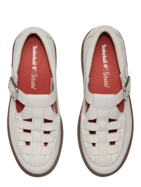 STONE STREET BUCKLE Scarpa platform in pelle natural nubuck - Scarpe Donna