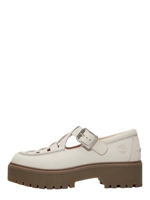 STONE STREET BUCKLE Scarpa platform in pelle natural nubuck - Scarpe Donna