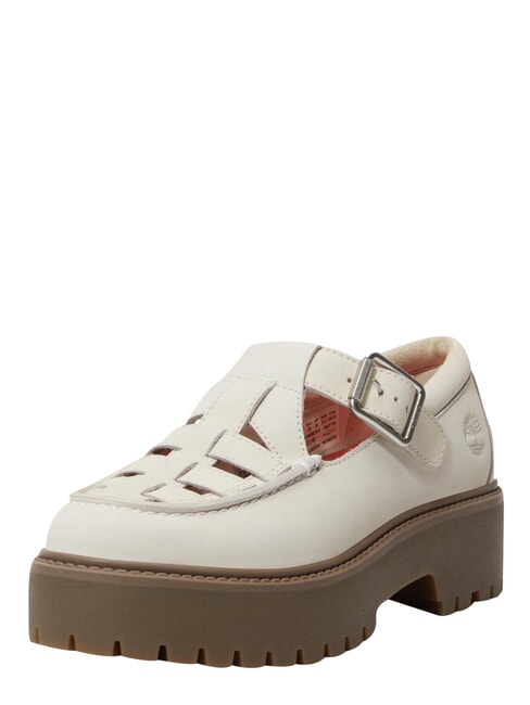 STONE STREET BUCKLE Scarpa platform in pelle natural nubuck - Scarpe Donna