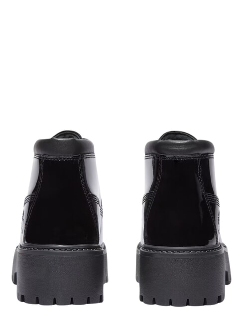 STONE STREET Stivaletto waterproof, in pelle black patent leather - Scarpe Donna