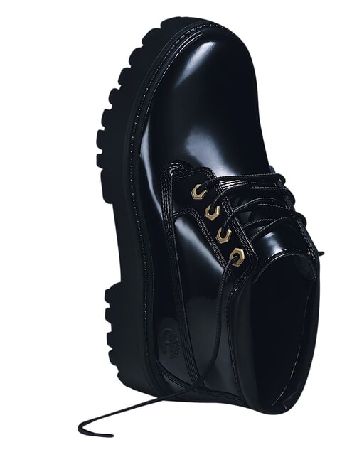 STONE STREET Stivaletto waterproof, in pelle black patent leather - Scarpe Donna