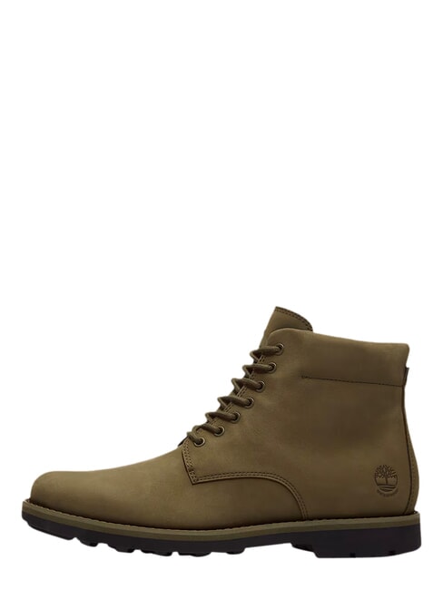 ALDEN BROOK Stivaletto waterproof, in pelle dark olive nubuck - Scarpe Uomo