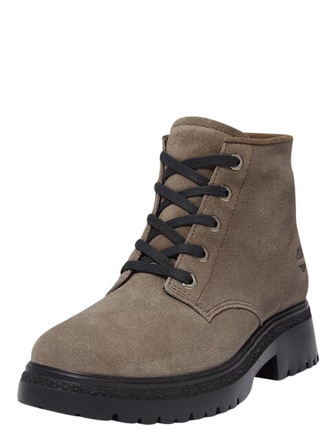 CAMBRIA VALLEY Anfibi in pelle medium grey suede - Scarpe Donna