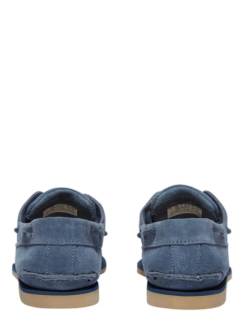 CLASSIC BOAT  Scarpe in pelle suede medium blue suede - Scarpe Uomo