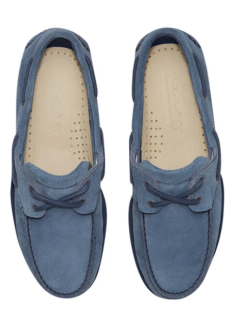 CLASSIC BOAT  Scarpe in pelle suede medium blue suede - Scarpe Uomo