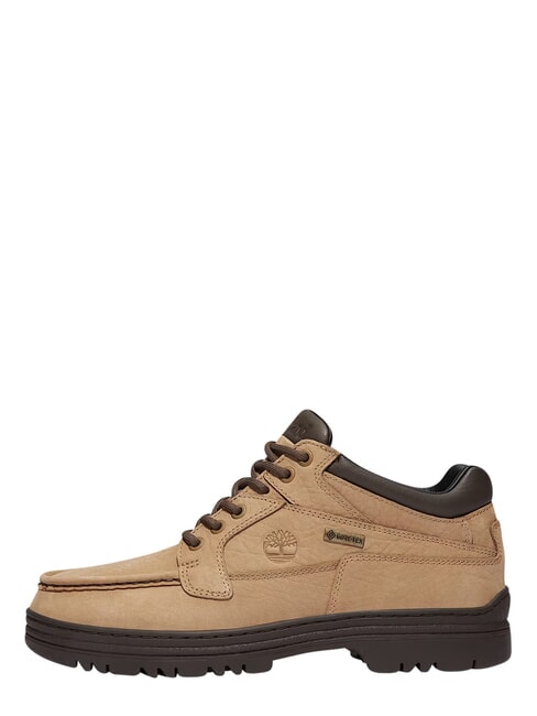 HERITAGE Stivaletto basso in pelle md beige nubuck w dk brn - Scarpe Uomo