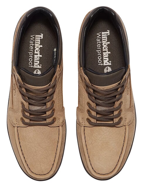 HERITAGE Stivaletto basso in pelle md beige nubuck w dk brn - Scarpe Uomo