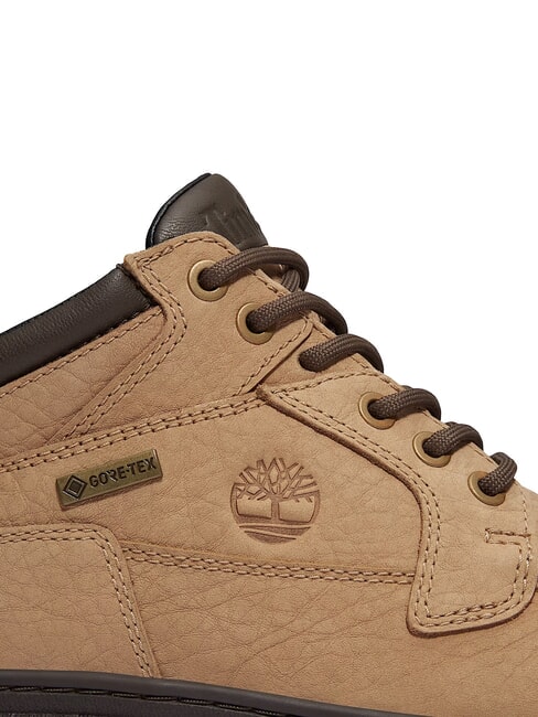 HERITAGE Stivaletto basso in pelle md beige nubuck w dk brn - Scarpe Uomo