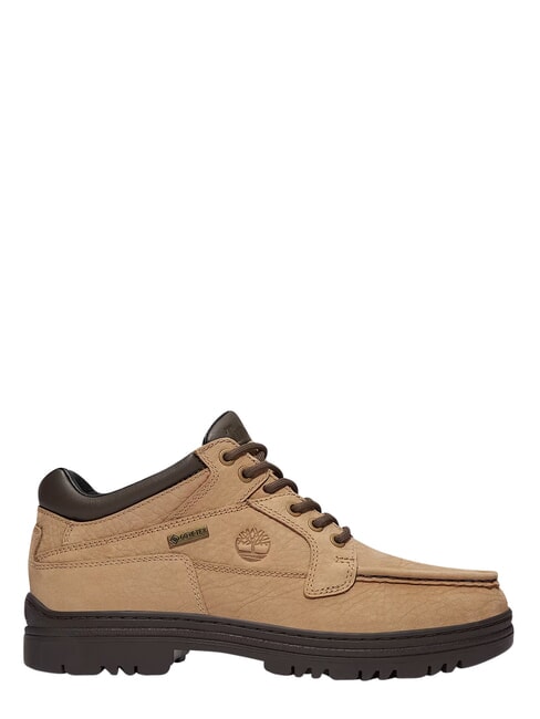 HERITAGE Stivaletto basso in pelle md beige nubuck w dk brn - Scarpe Uomo