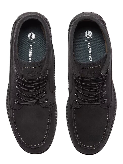 BRITTON MILLS Scarponcini in pelle  black suede - Scarpe Uomo