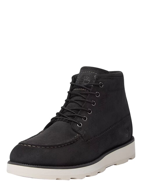 BRITTON MILLS Scarponcini in pelle  black suede - Scarpe Uomo