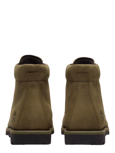 ALDEN BROOK Stivaletto waterproof, in pelle dark olive nubuck - Scarpe Uomo