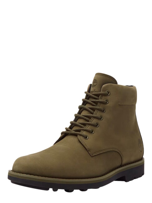 ALDEN BROOK Stivaletto waterproof, in pelle dark olive nubuck - Scarpe Uomo