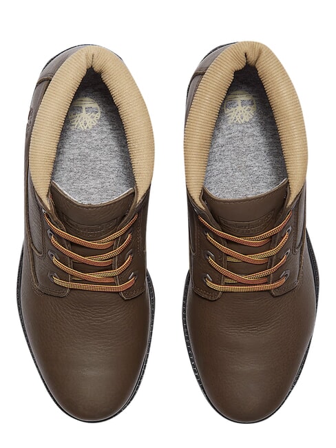 PREMIUM MID  Stivaletti impermeabili in pelle dark brown fg w olv - Scarpe Uomo