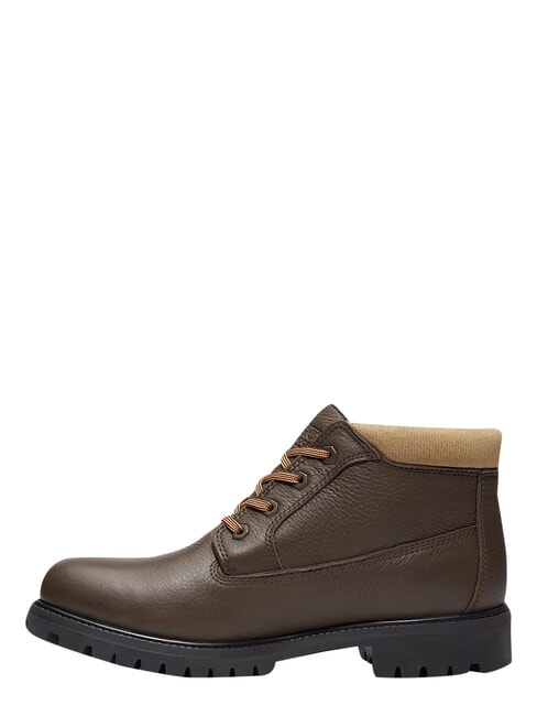 PREMIUM MID  Stivaletti impermeabili in pelle dark brown fg w olv - Scarpe Uomo