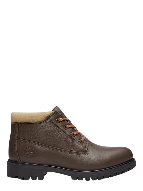 PREMIUM MID  Stivaletti impermeabili in pelle dark brown fg w olv - Scarpe Uomo