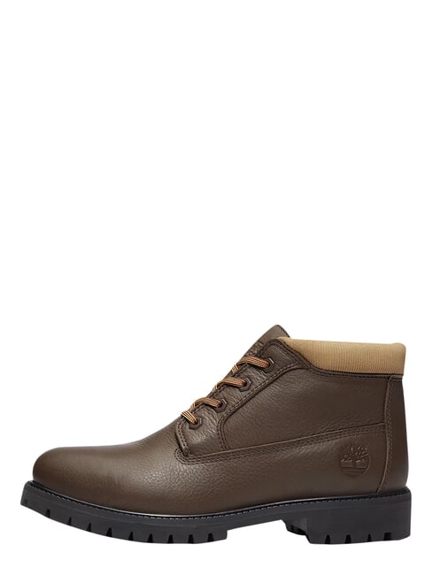 PREMIUM MID  Stivaletti impermeabili in pelle dark brown fg w olv - Scarpe Uomo