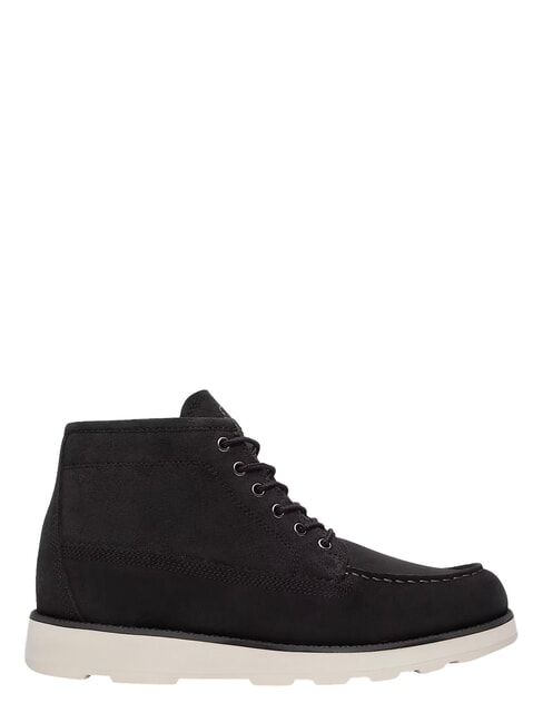BRITTON MILLS Scarponcini in pelle  black suede - Scarpe Uomo