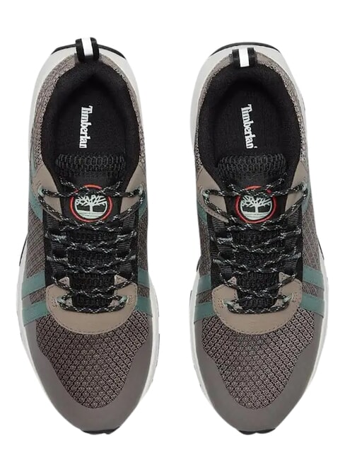 WINSOR TRAIL Sneakers misto pelle taupe mesh - Scarpe Uomo