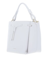 COCCINELLE CAMPIONARIO - ECLYPS Borsa secchiello in pelle martellata brillant white - Borse Donna - 2