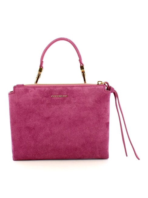 CAMPIONARIO - ARLETTIS SUEDE DROPLET Borsa mini in pelle con tracolla pulp pink - Borse Donna