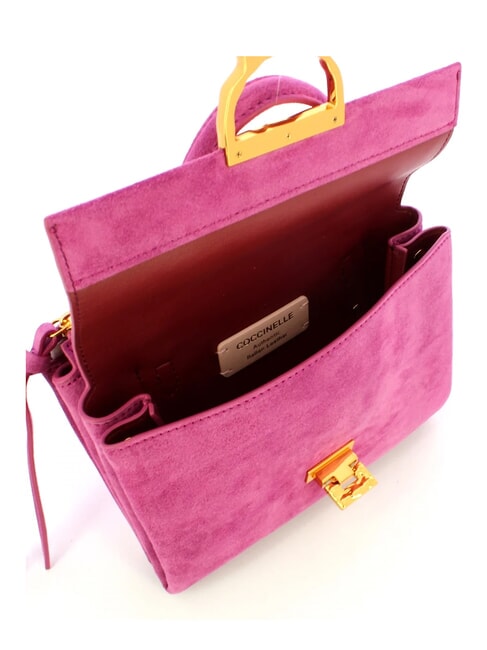 CAMPIONARIO - ARLETTIS SUEDE DROPLET Borsa mini in pelle con tracolla pulp pink - Borse Donna
