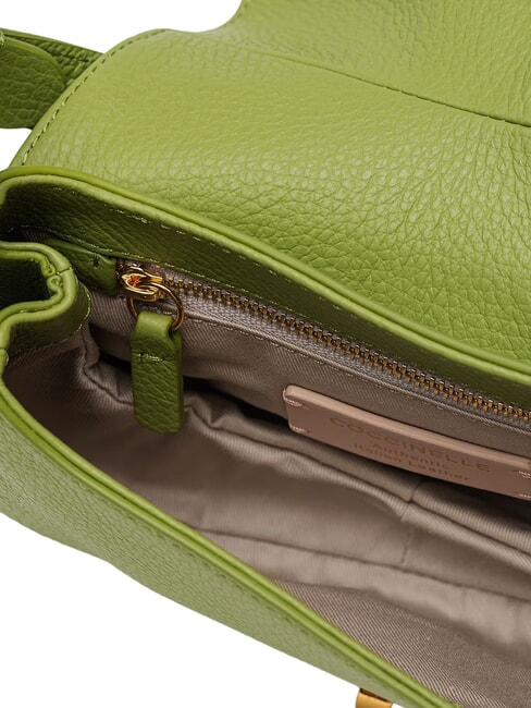 CAMPIONARIO - MAGIE SOFT Borsa a spalla in pelle con tracolla guacamole - Borse Donna