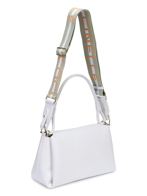 CAMPIONARIO - ECLYPS Borsa a spalla pelle martellata brillant white - Borse Donna
