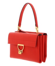 COCCINELLE CAMPIONARIO - ARLETTIS SIGNATURE Borsa in pelle con tracolla logata gazpacho - Borse Donna - 2