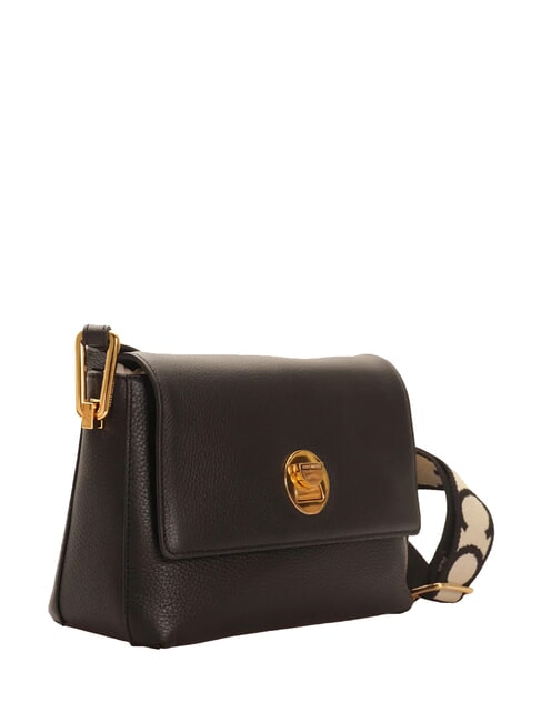 CAMPIONARIO - LIYA SIGNATURE Borsa a tracolla in pelle martellata Nero - Borse Donna