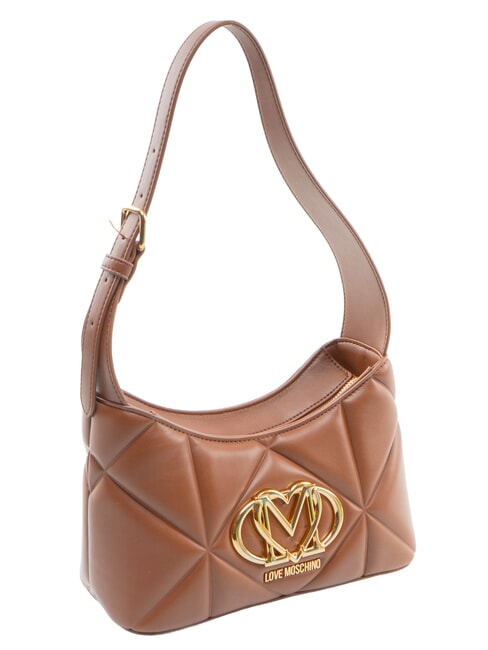 EMBOSSED Borsa a spalla marrone - Borse Donna