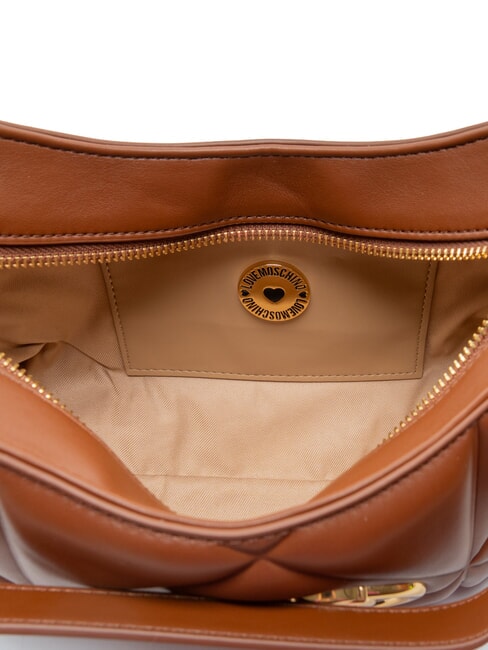 EMBOSSED Borsa a spalla marrone - Borse Donna