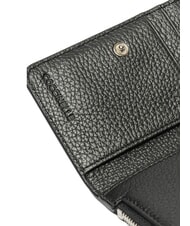COCCINELLE CAMPIONARIO - METALLIC PEPITA Portafoglio in pelle Nero - Portafogli Donna - 3