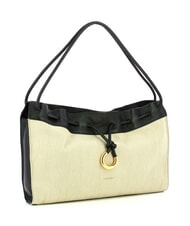 COCCINELLE CAMPIONARIO - ISABELA CANVAS Borsa hobo in tela e pelle - Borse Donna