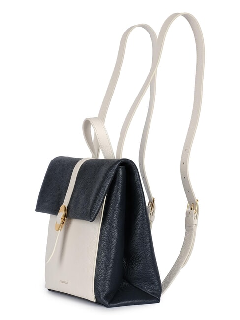 CAMPIONARIO - DORIAN BICOLOR Zainetto in pelle midnig.b/blanco - Borse Donna