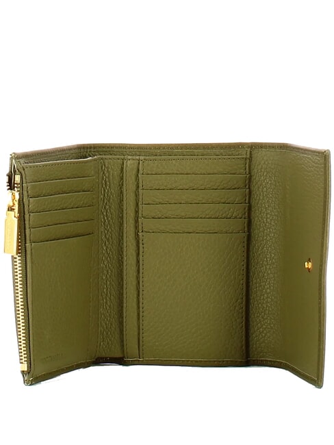 CAMPIONARIO - KELSEY VINTAGE Portafoglio in pelle laurel green - Portafogli Donna