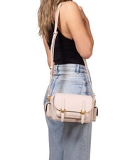 COCCINELLE CAMPIONARIO - CAMPUS Mini Bag a tracolla, in pelle LAMBSKIN WHITE - Borse Donna - 2
