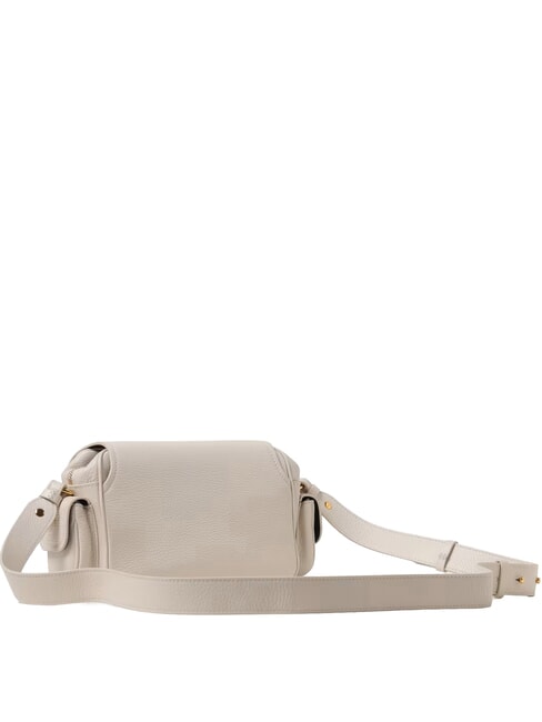 CAMPIONARIO - CAMPUS Mini Bag a tracolla, in pelle LAMBSKIN WHITE - Borse Donna