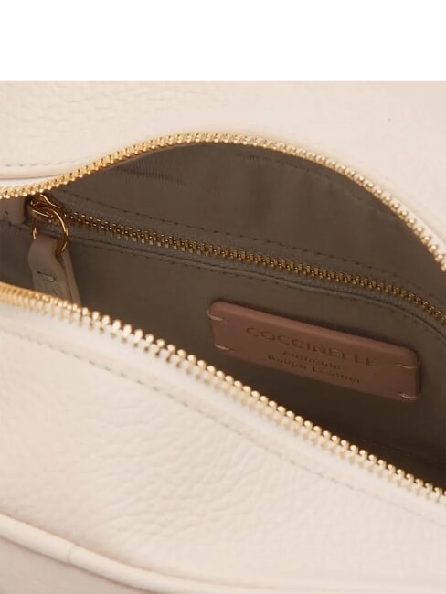 CAMPIONARIO - CAMPUS Mini Bag a tracolla, in pelle LAMBSKIN WHITE - Borse Donna