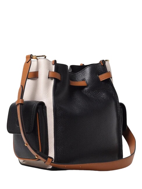 CAMPIONARIO - CAMPUS TRICOLOR Borsa a tracolla noir/lambs/cuir - Borse Donna